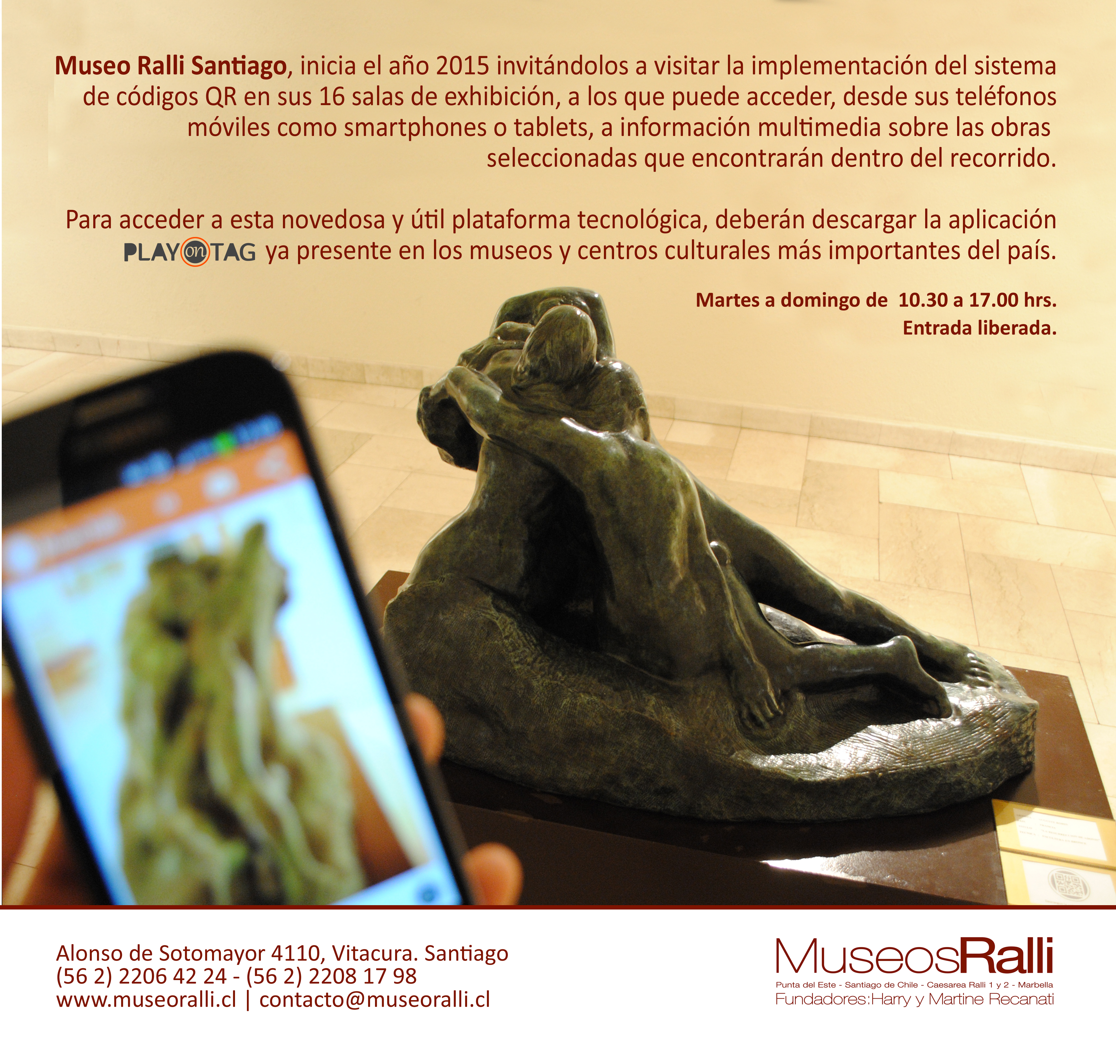 Implementación de nuevas tecnologías en el Museo Ralli Santiago